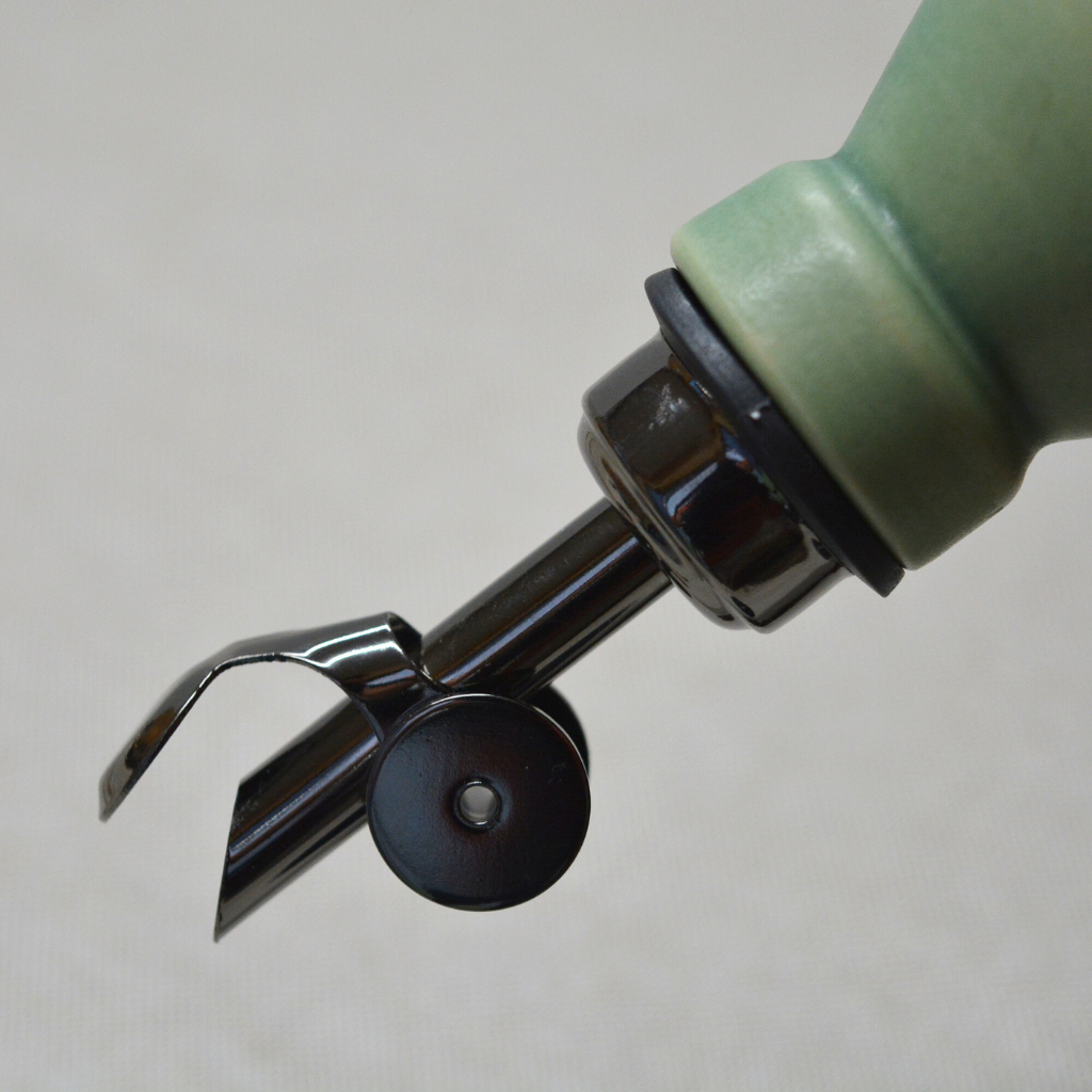 Wheel Thrown Ceramic Olive Oil Bottle and Pourer