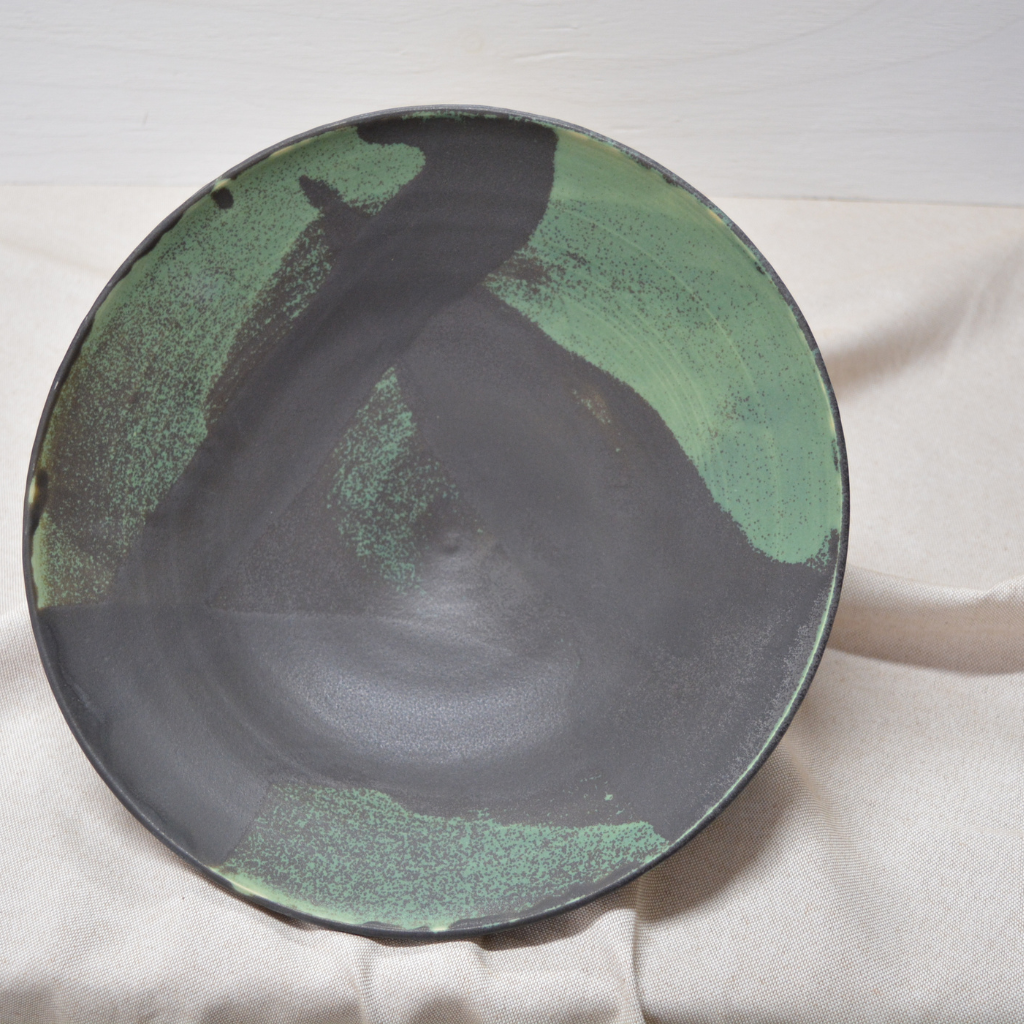 Wheel-thrown Handmade Ceramic Large Serving Bowl
