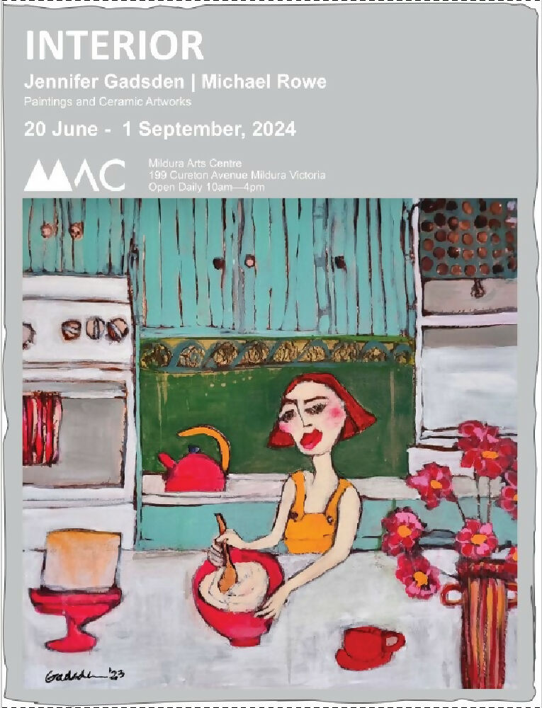 Tea Towel INTERIOR - Pale Grey