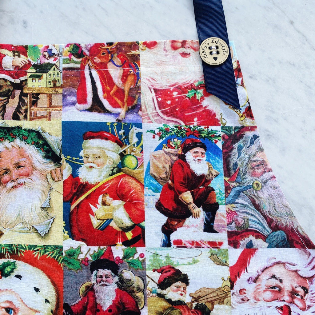 ST Nicholas Christmas pinafore ladies apron.