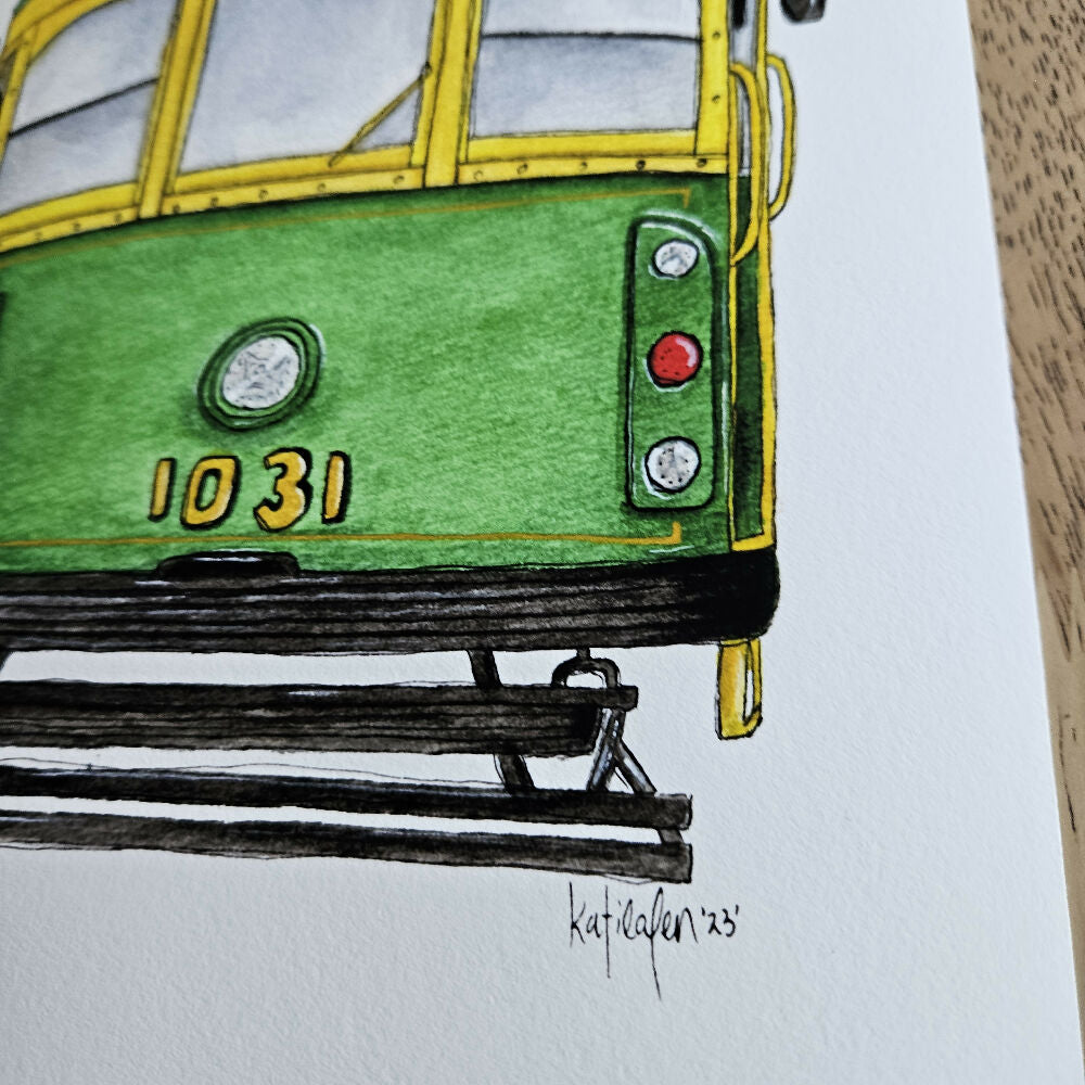 art print - the melbourne series - prahran tram