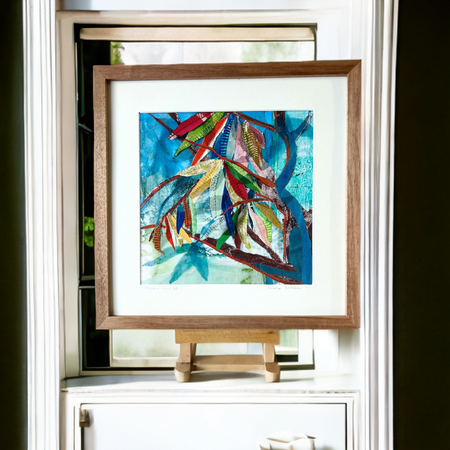 Framed Textile Artwork