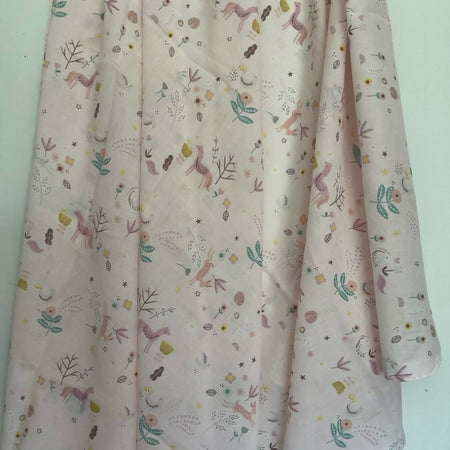 Baby Wrap / Muslin Cotton / Horse and Garden
