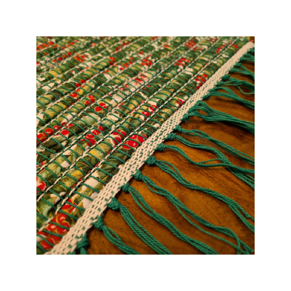 Handwoven Christmas Fabric Placemats