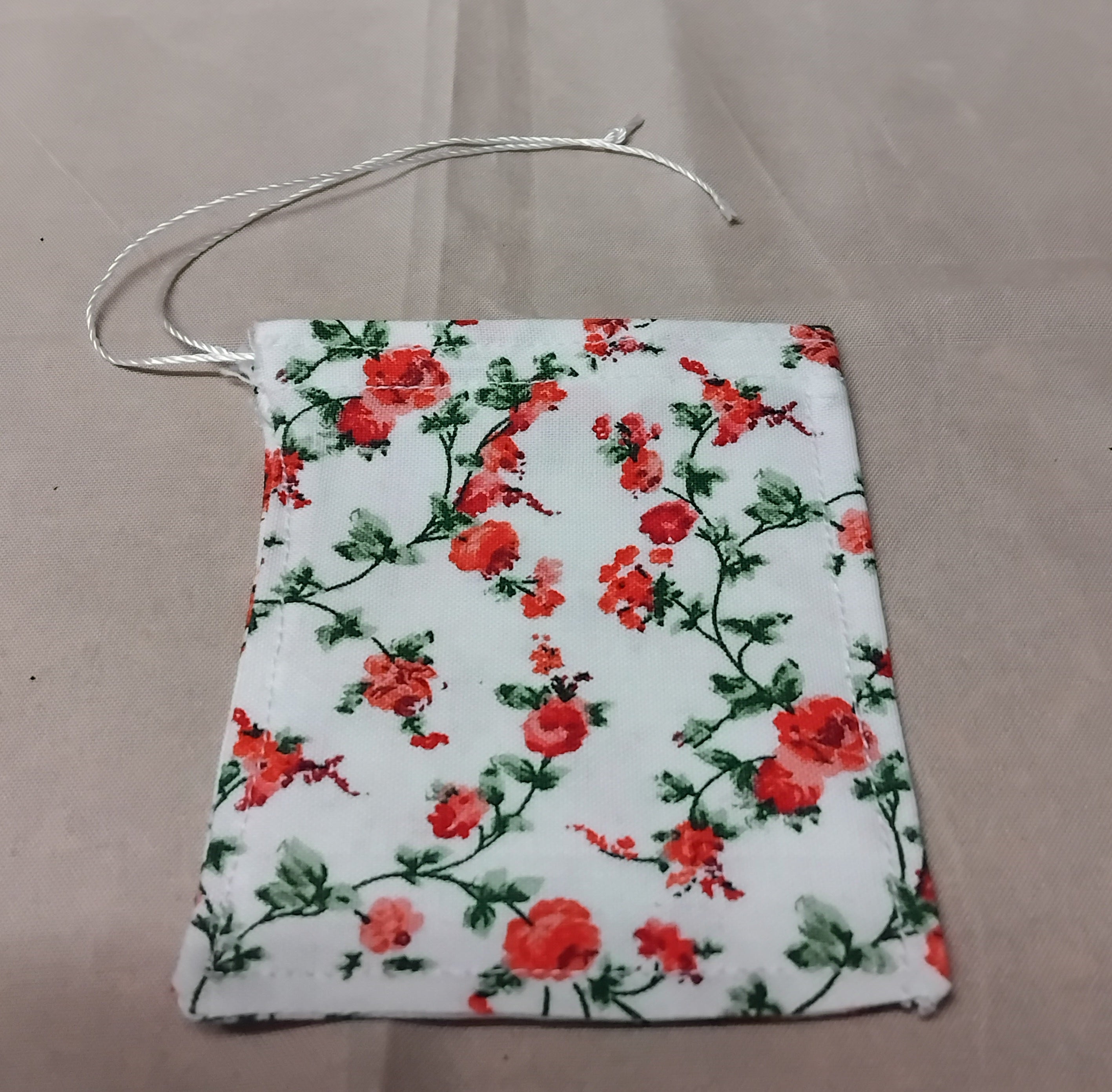 Reusable 100% Cotton Teabags | Pk 3| Strawberry & Brew  Teabag
