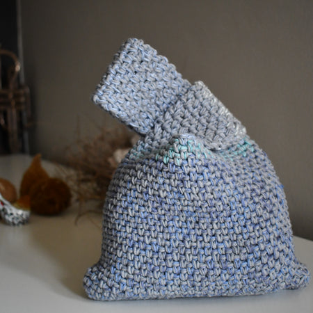 Japanese Knot Bag - Wrist Purse Crochet Handbag