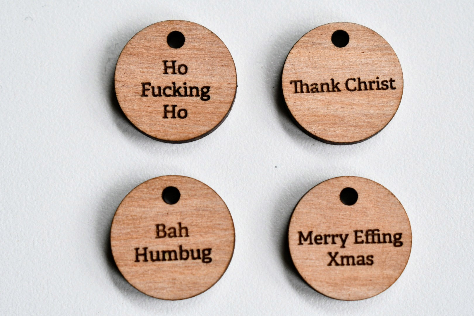 Naughty Christmas Bauble Tree Decoration Festive Ball