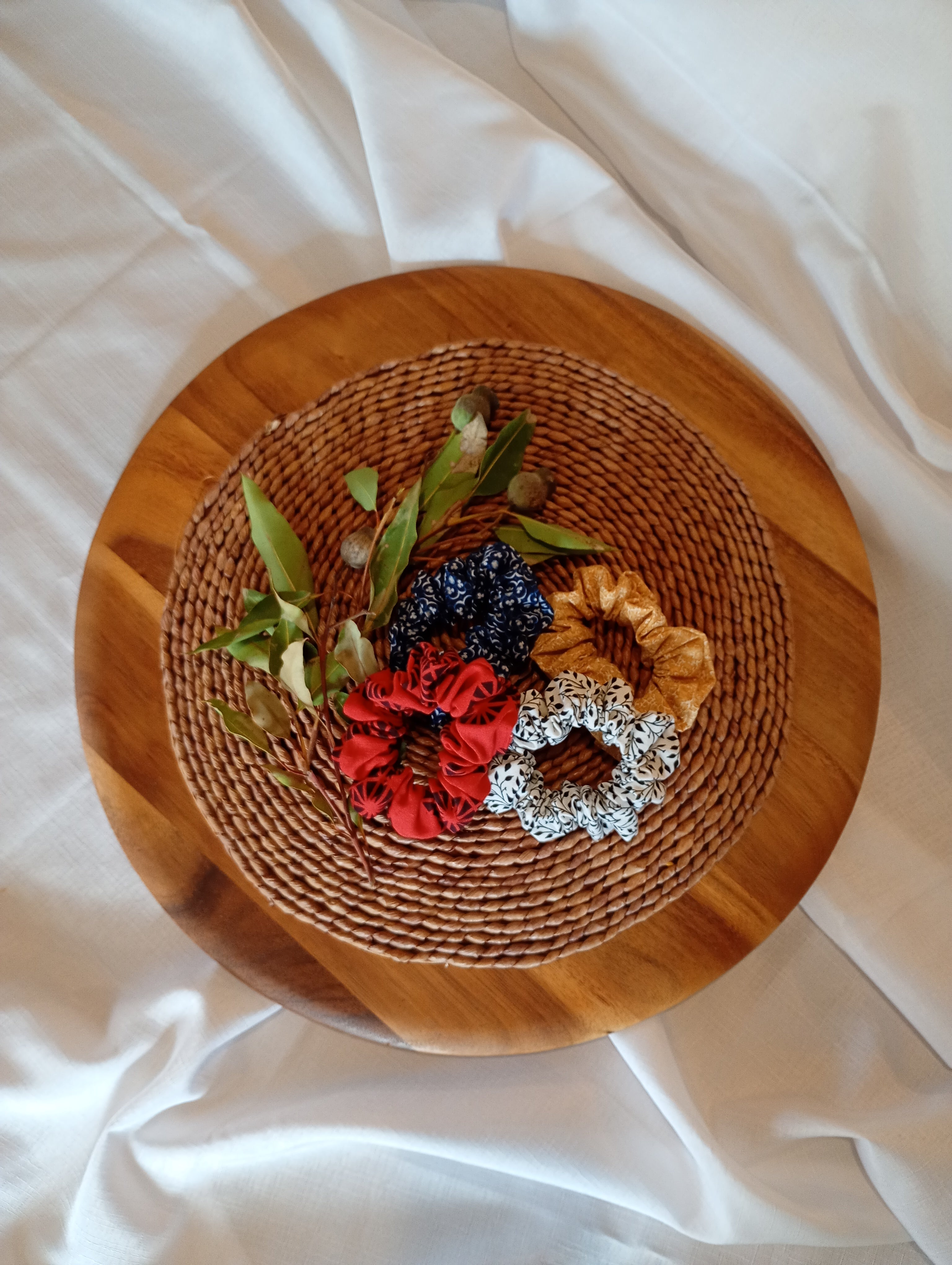 Hair Scrunchies (Assorted Fabrics)