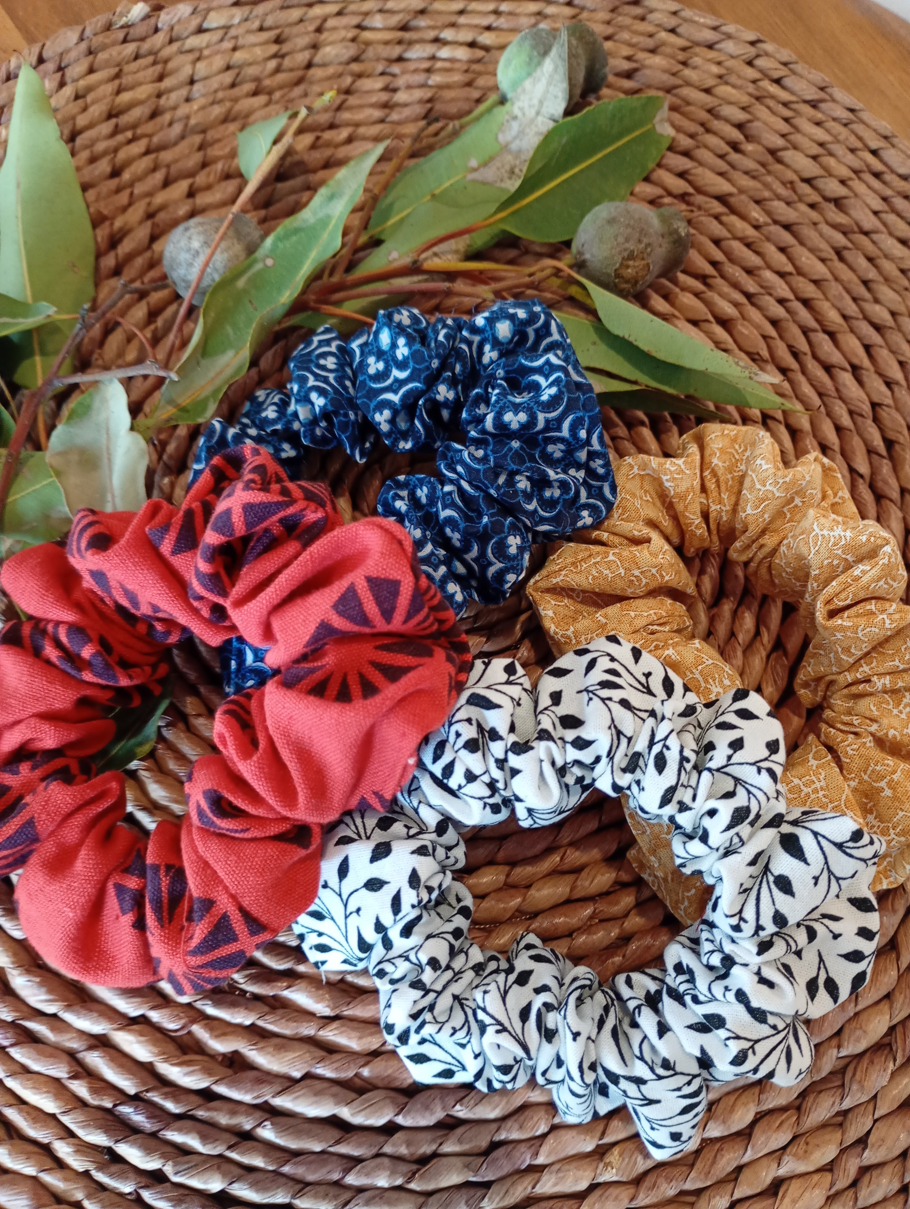 Hair Scrunchies (Assorted Fabrics)
