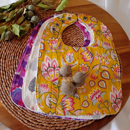 Reflux Baby Bibs (3 pack) - Bold Flora