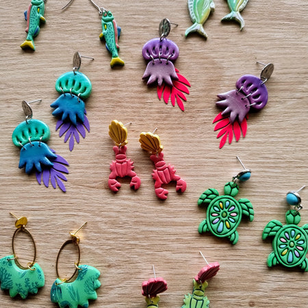 Ocean Dangle Earrings