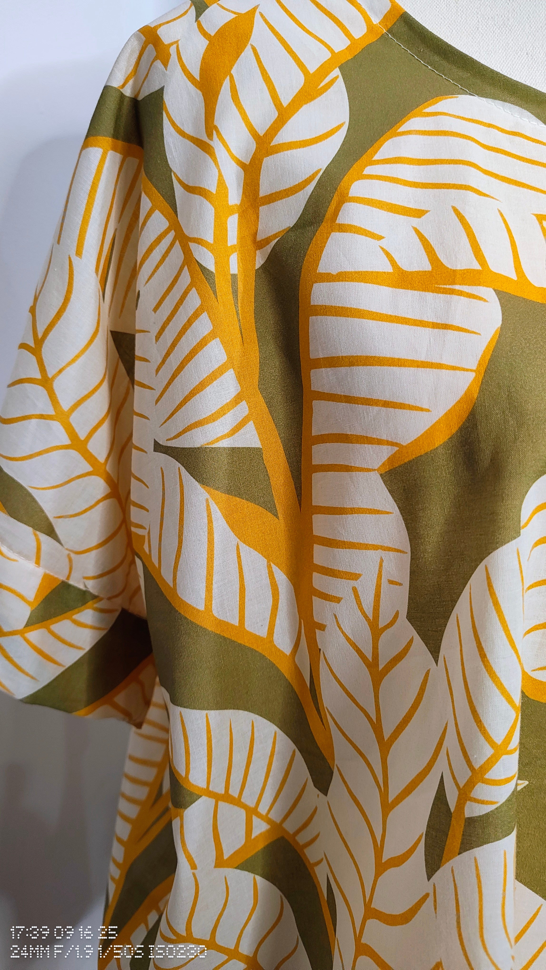 Rhodanthe Top 100% Organic Cotton Yellow Green