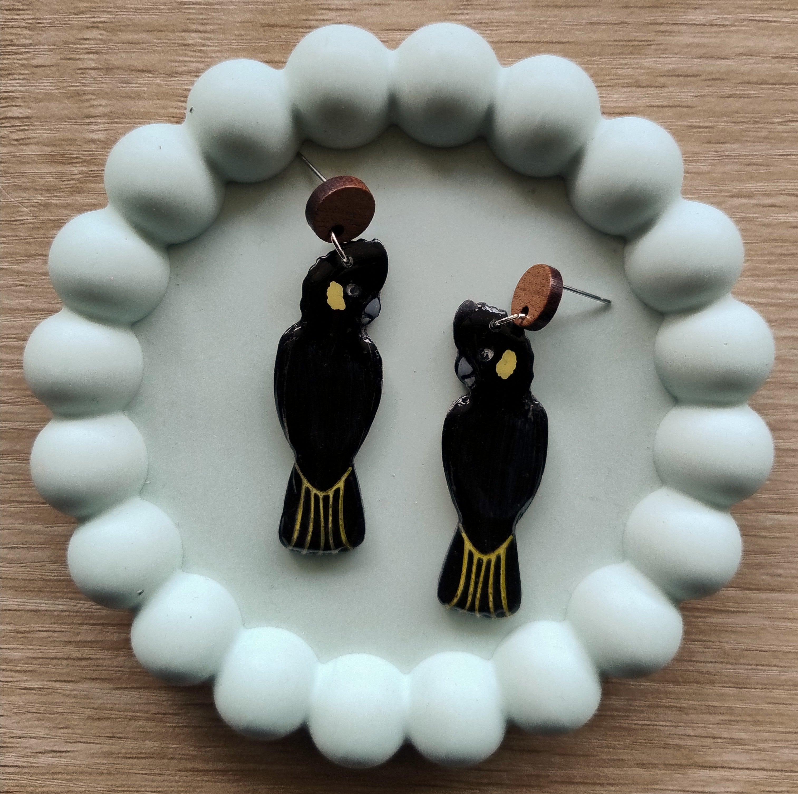 Cockatoo Dangle Earrings