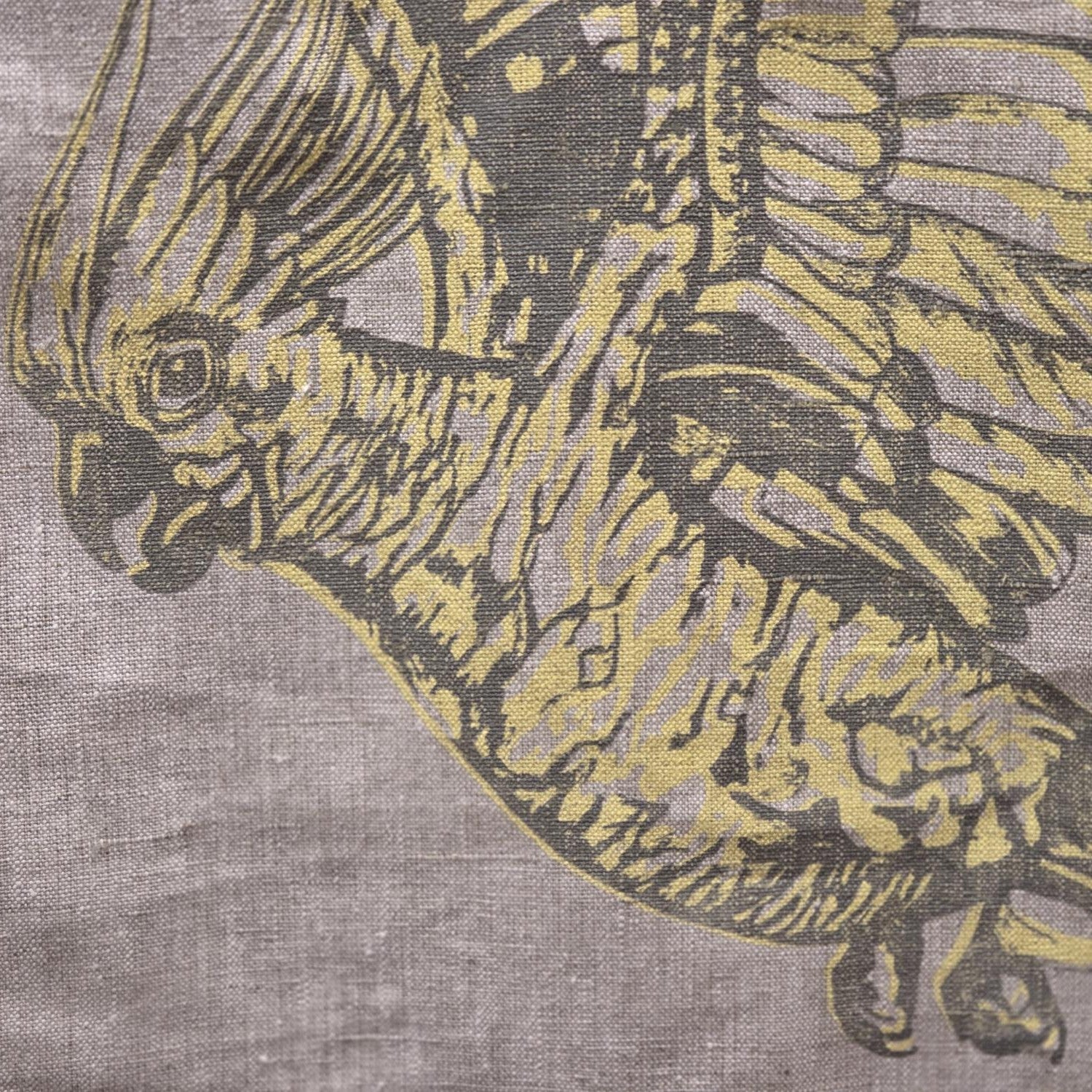 Hand screen printed Linen Tea Towels-Cockatoo