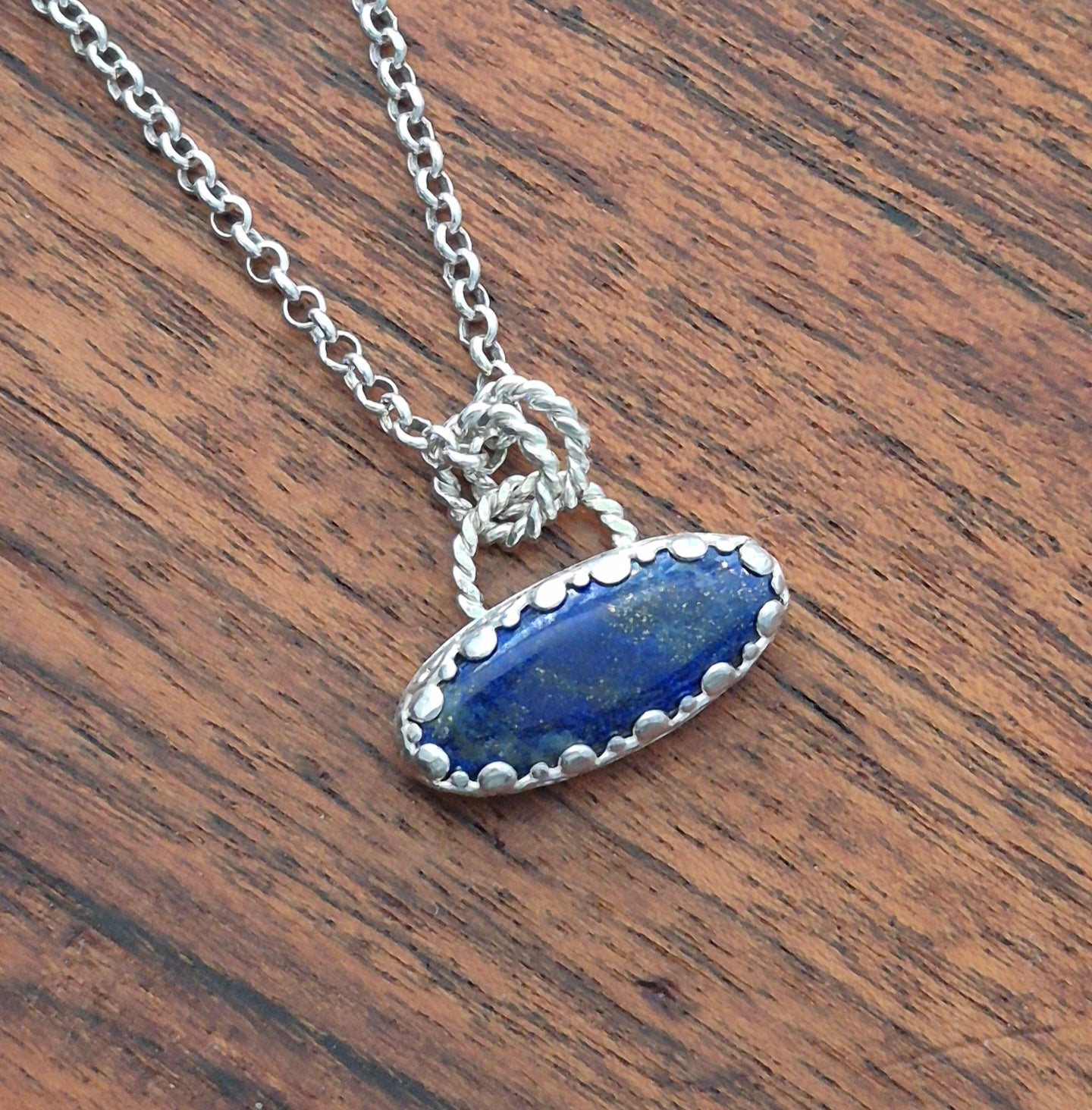 Lapis Lazuli Oval Pendant
