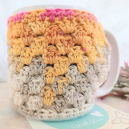 Crochet Handle Loop Mug Cosy