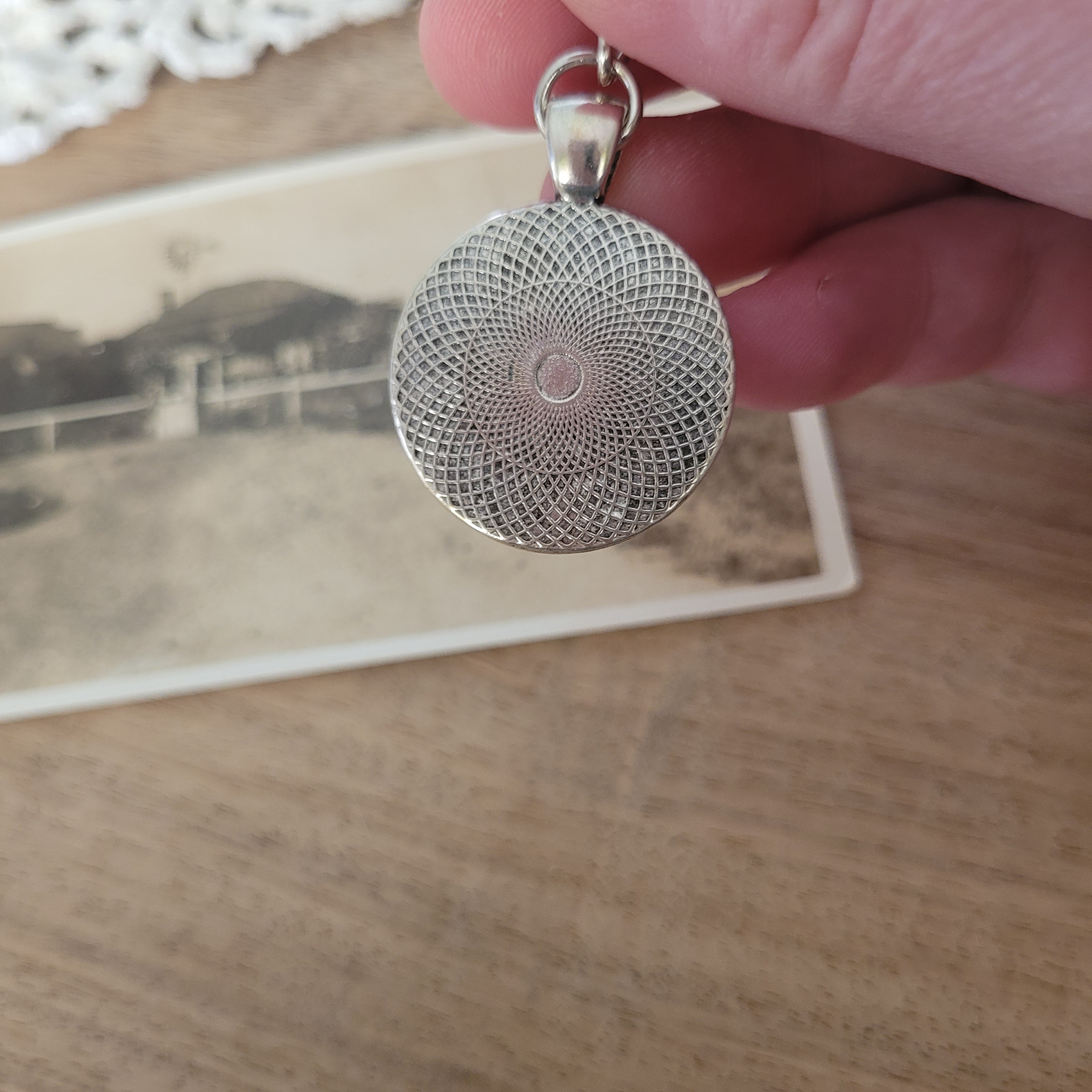 Upcycled Vintage China - classy keychain fob