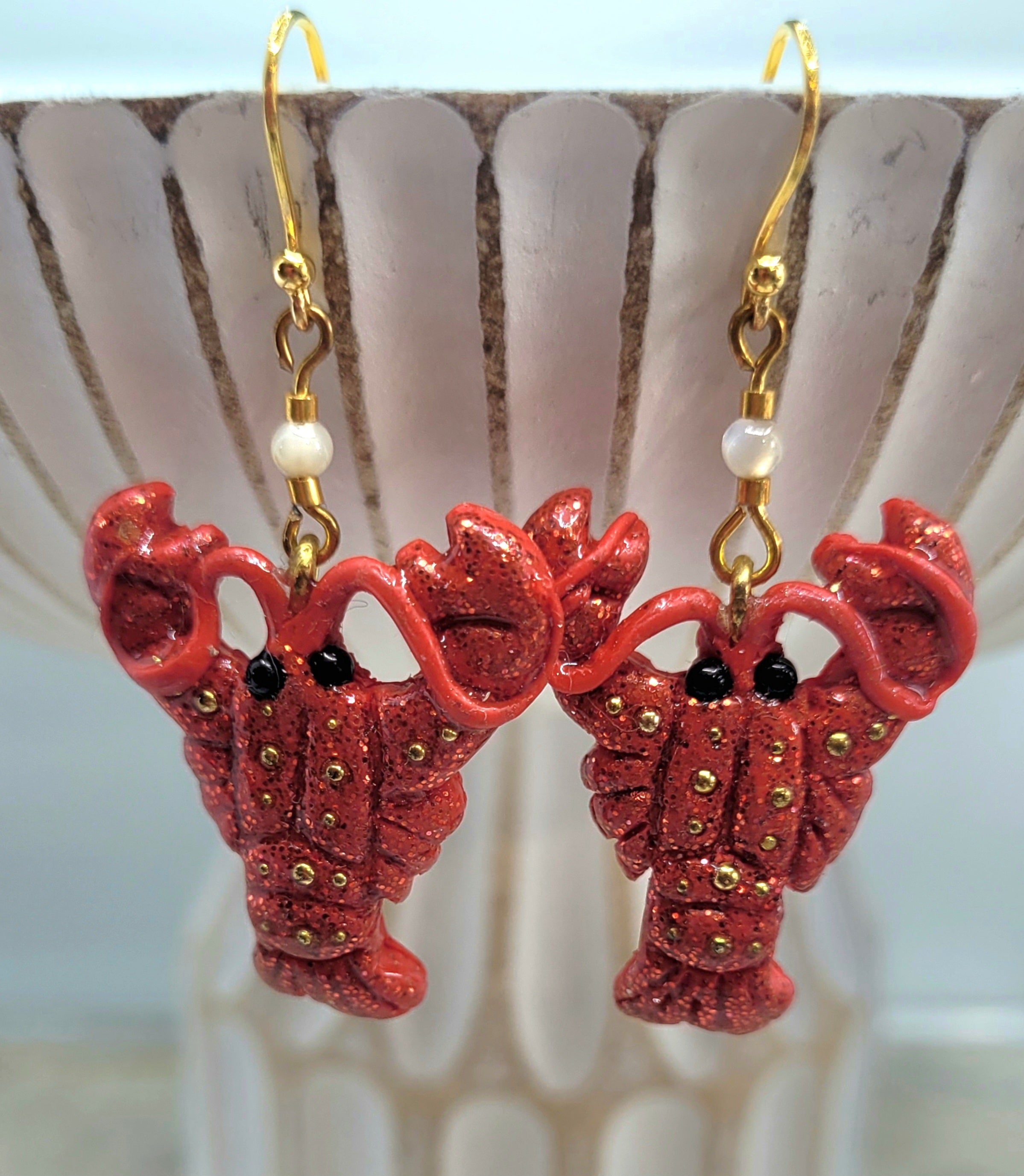 Red Glitter Lobsters