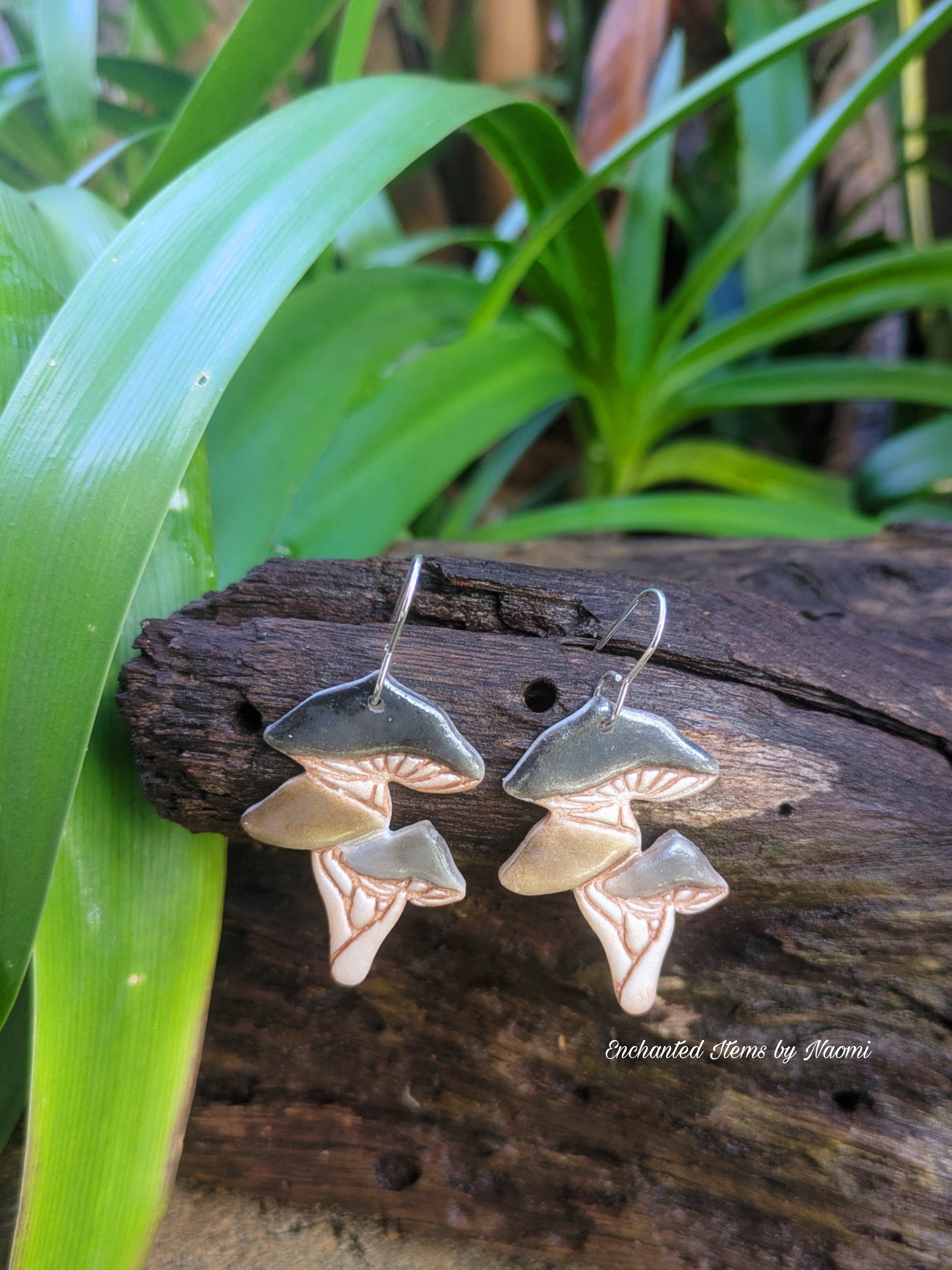 Forest Mushroom earrings
