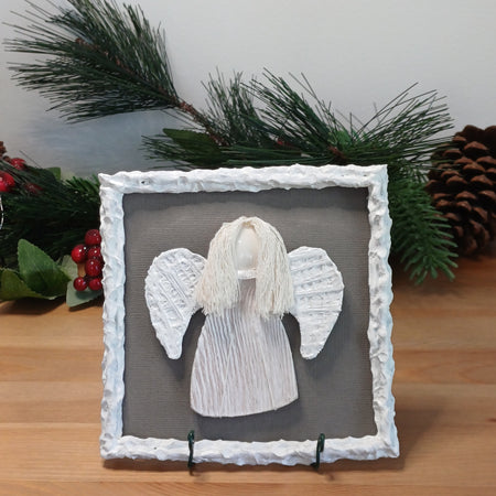 Small Palm Leaf Angel Frame