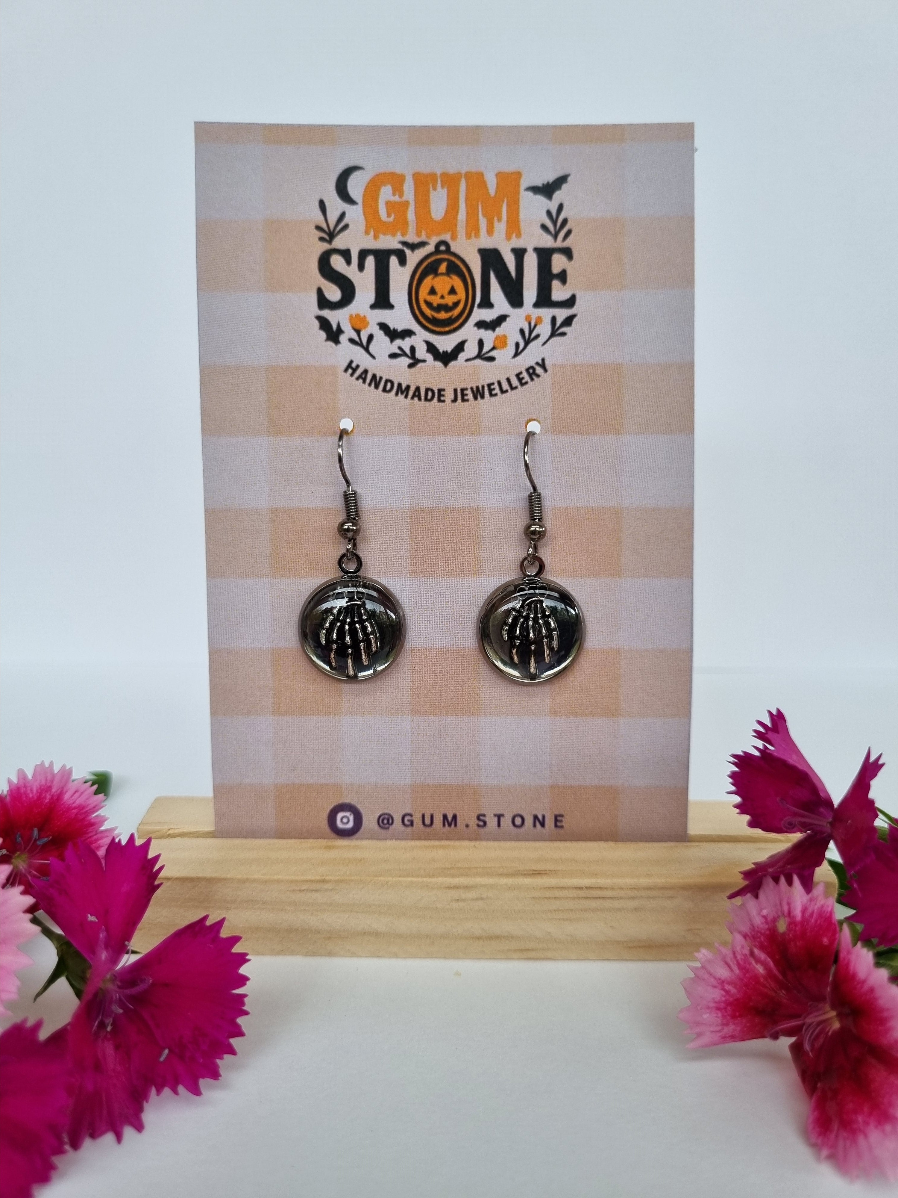 Skeleton Hand Earrings