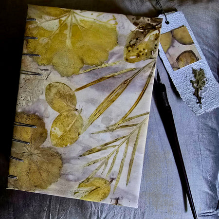 Eco Print Hand Stitched Journal