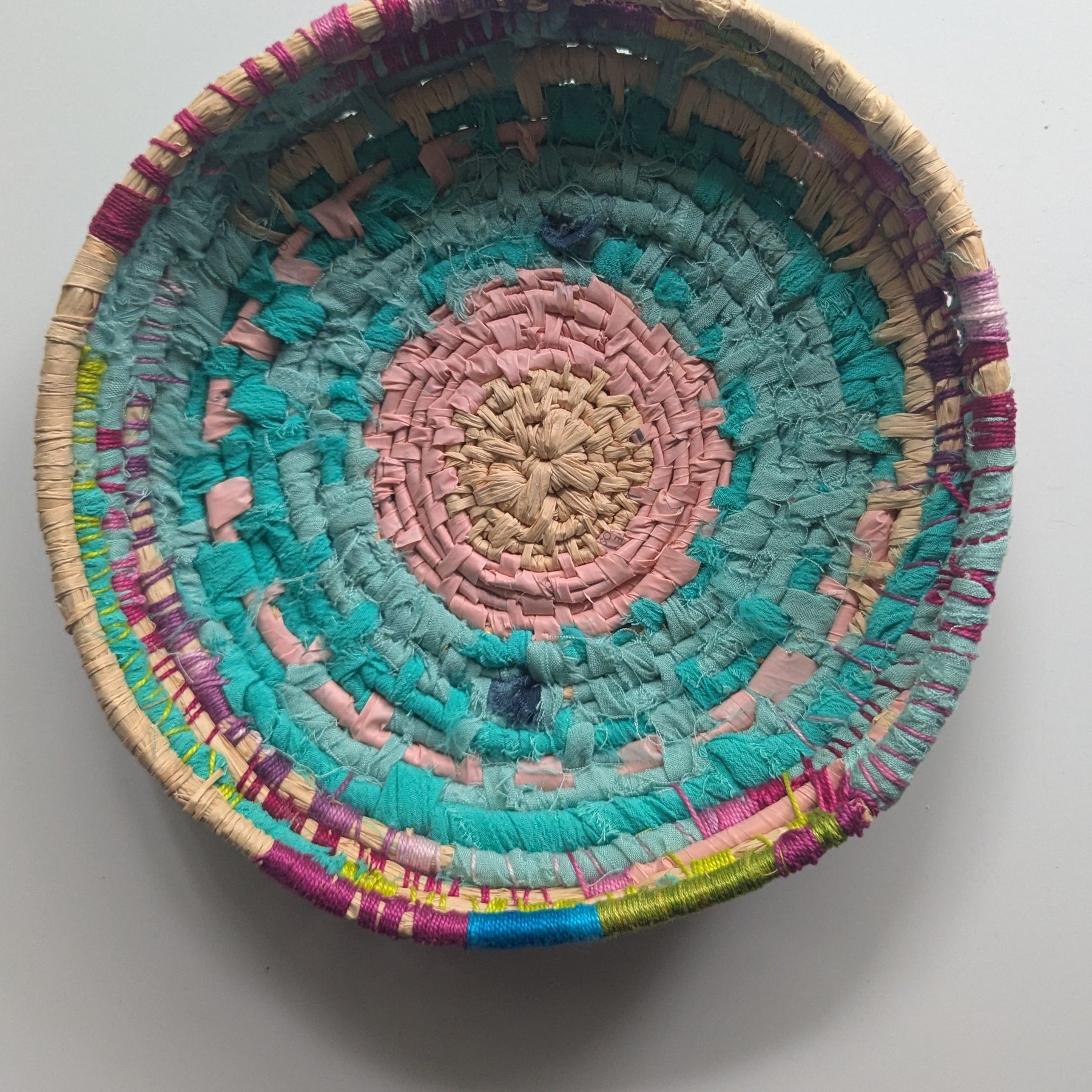 Colourful Upcycled Baskets - Textile & Mixed Materials