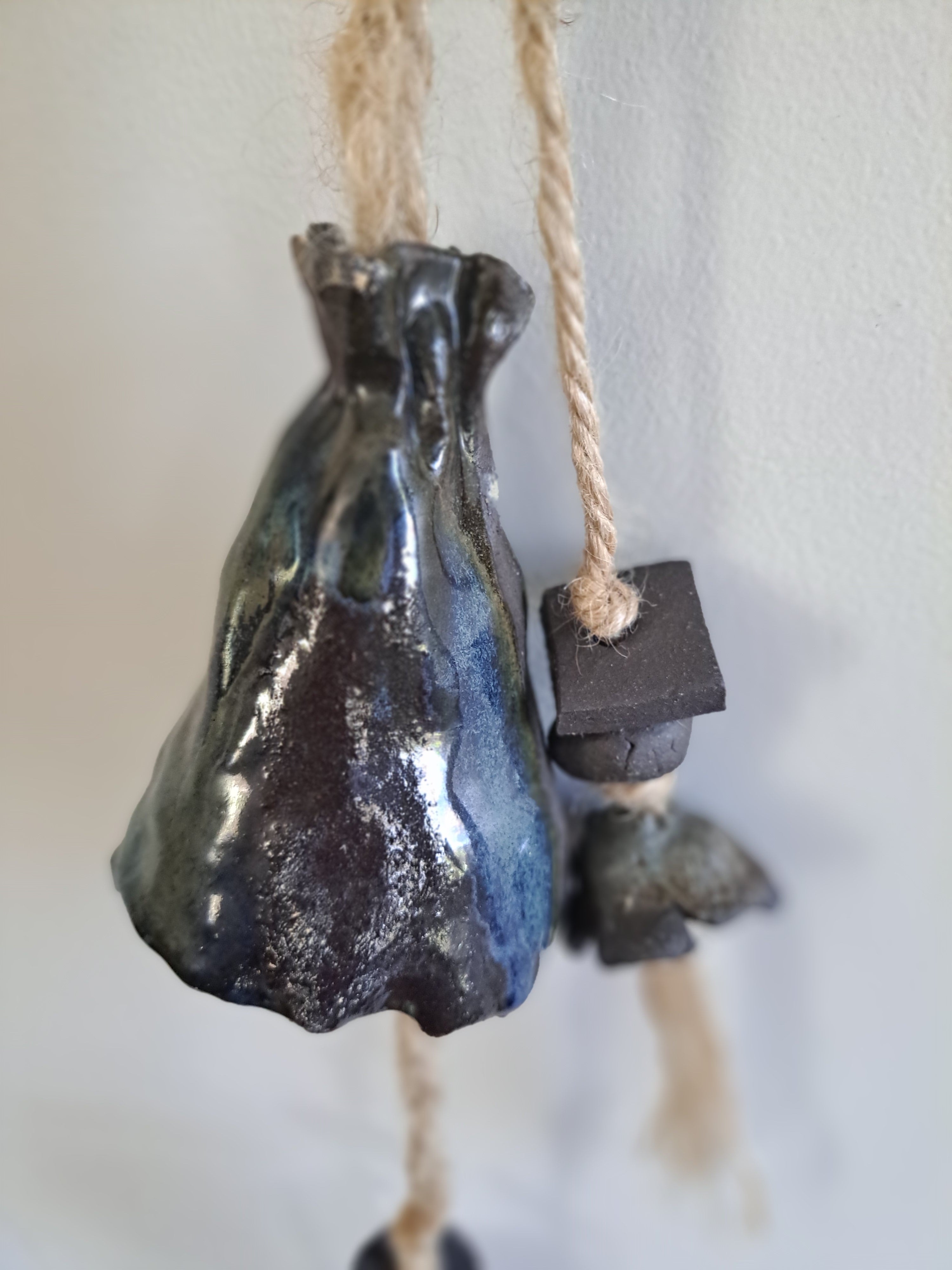 Contemporary Wall Art - Ceramic Bells, Chimes, Beads