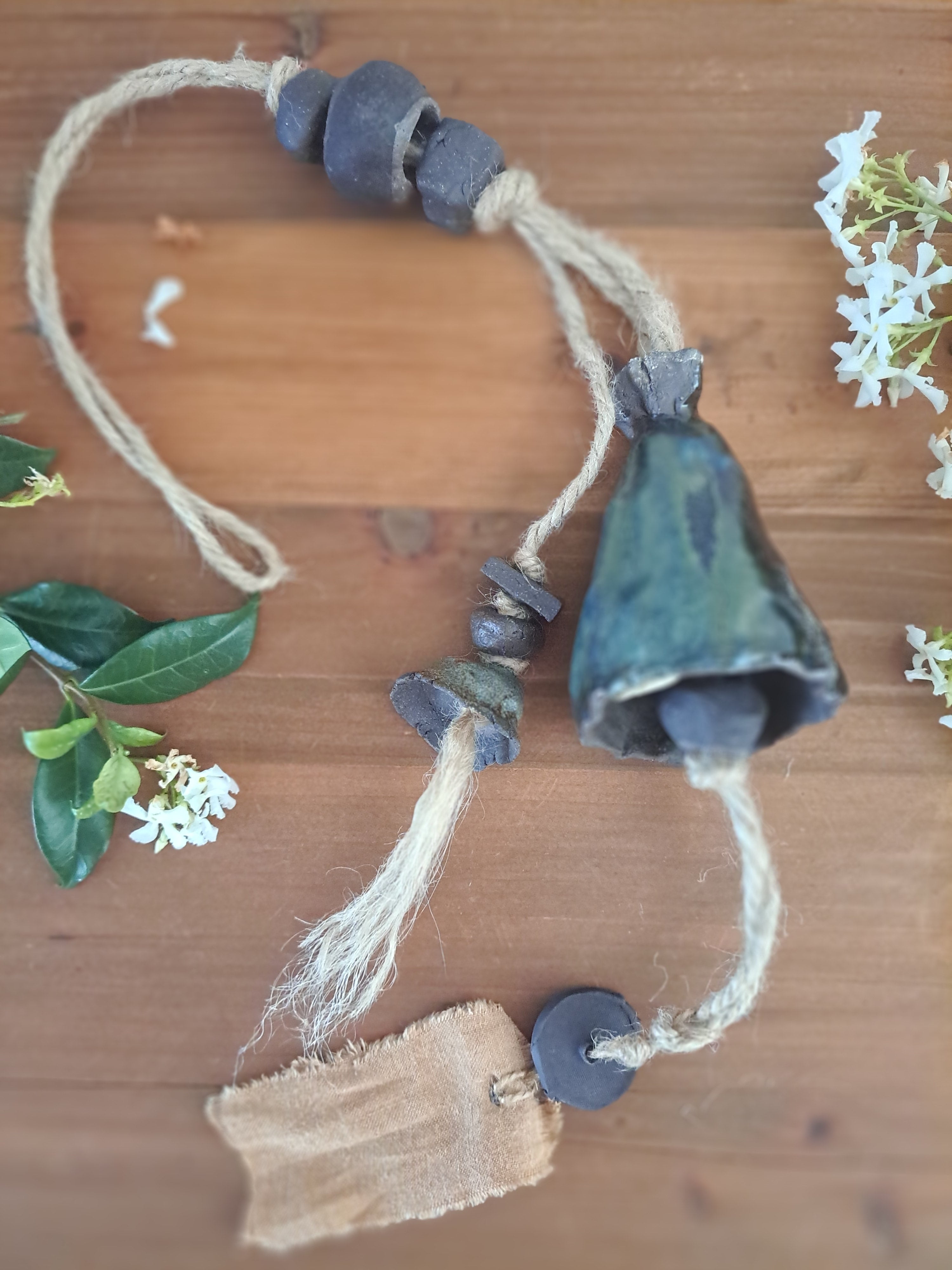 Contemporary Wall Art - Ceramic Bells, Chimes, Beads