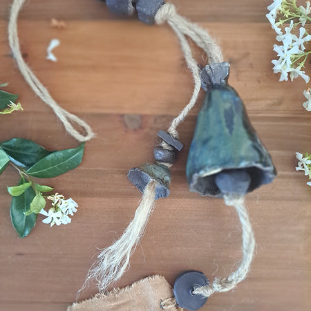 Contemporary Wall Art - Ceramic Bells, Chimes, Beads