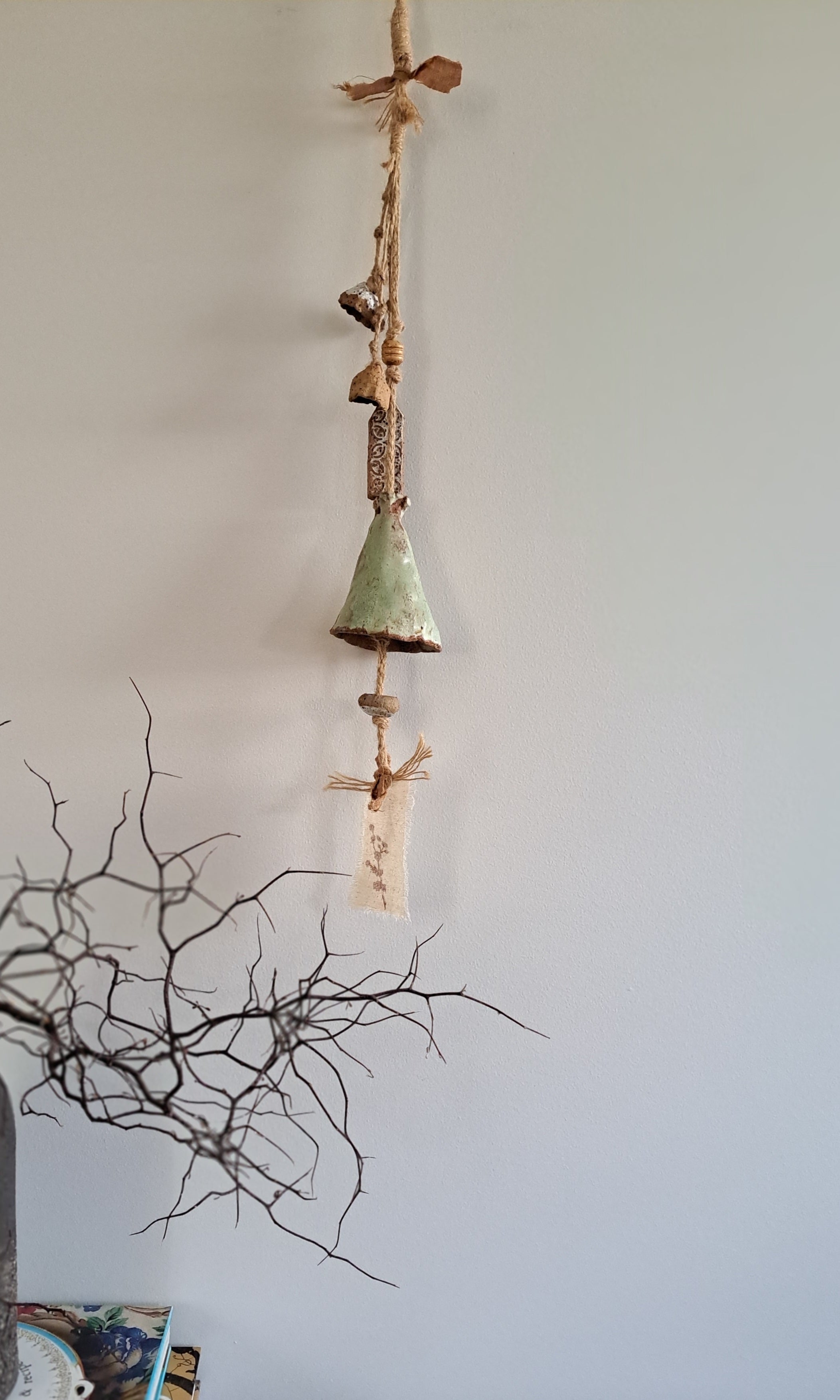 Contemporary Wall Art - Ceramic Bells, Chimes, Beads