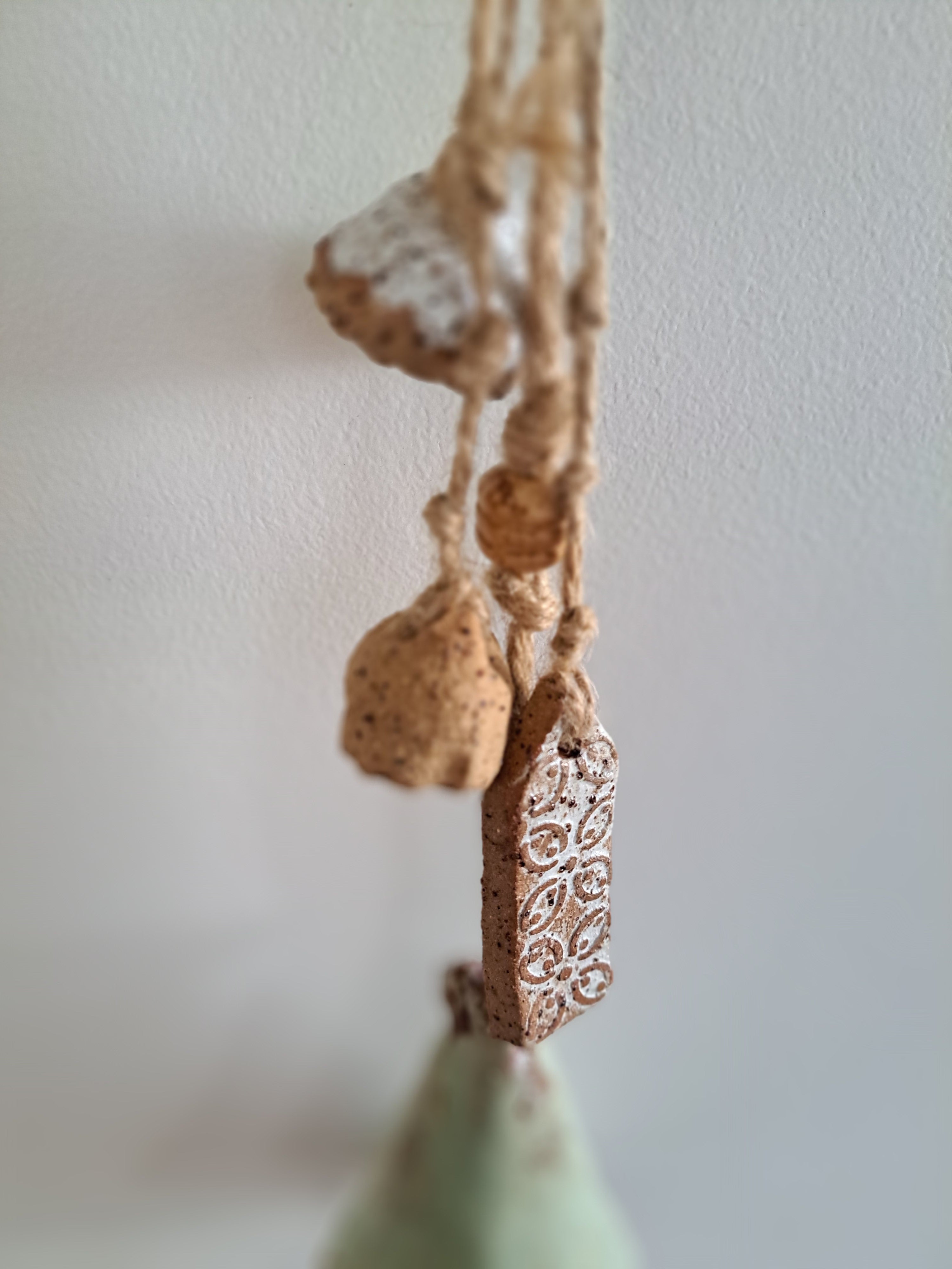 Contemporary Wall Art - Ceramic Bells, Chimes, Beads