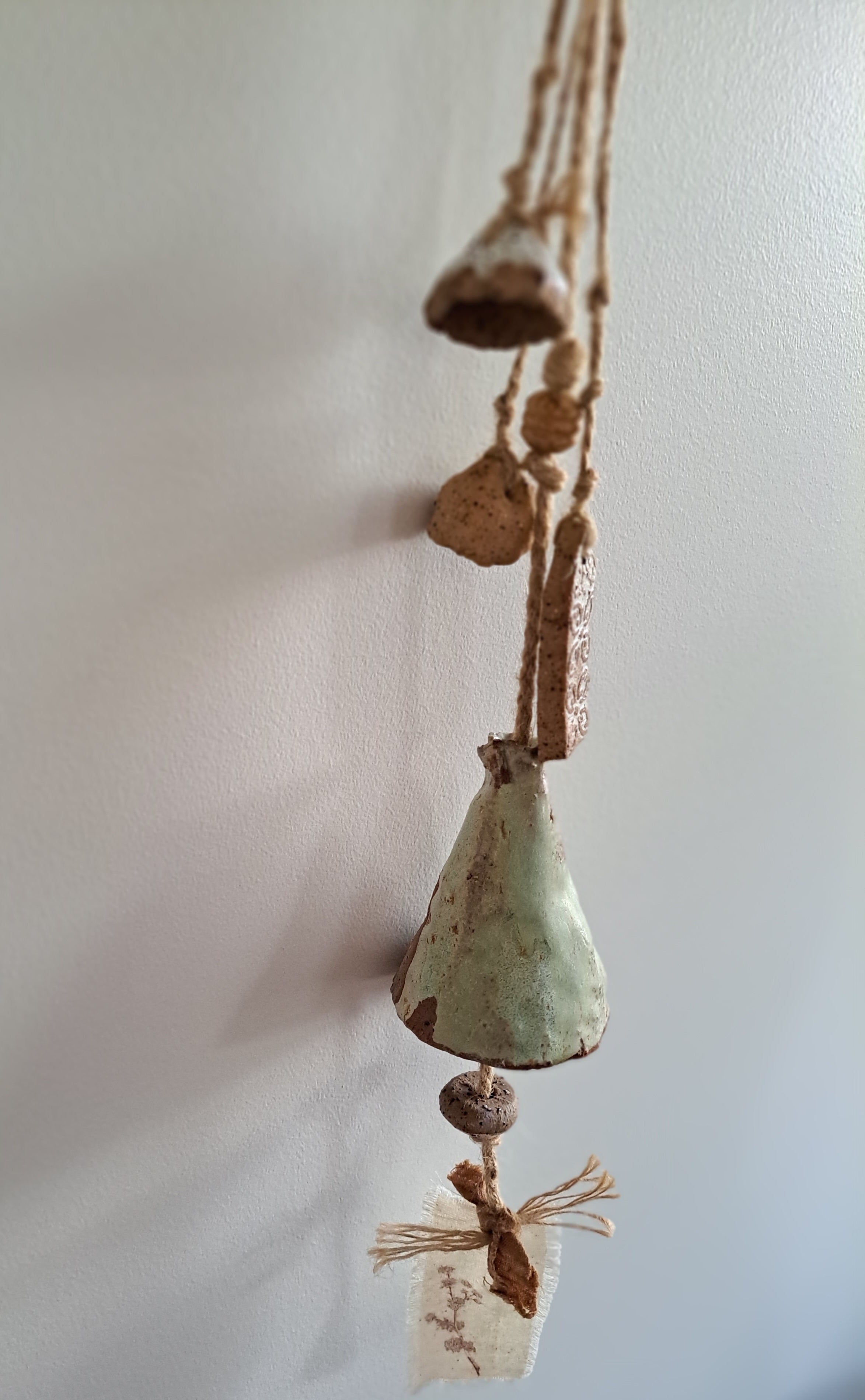 Contemporary Wall Art - Ceramic Bells, Chimes, Beads