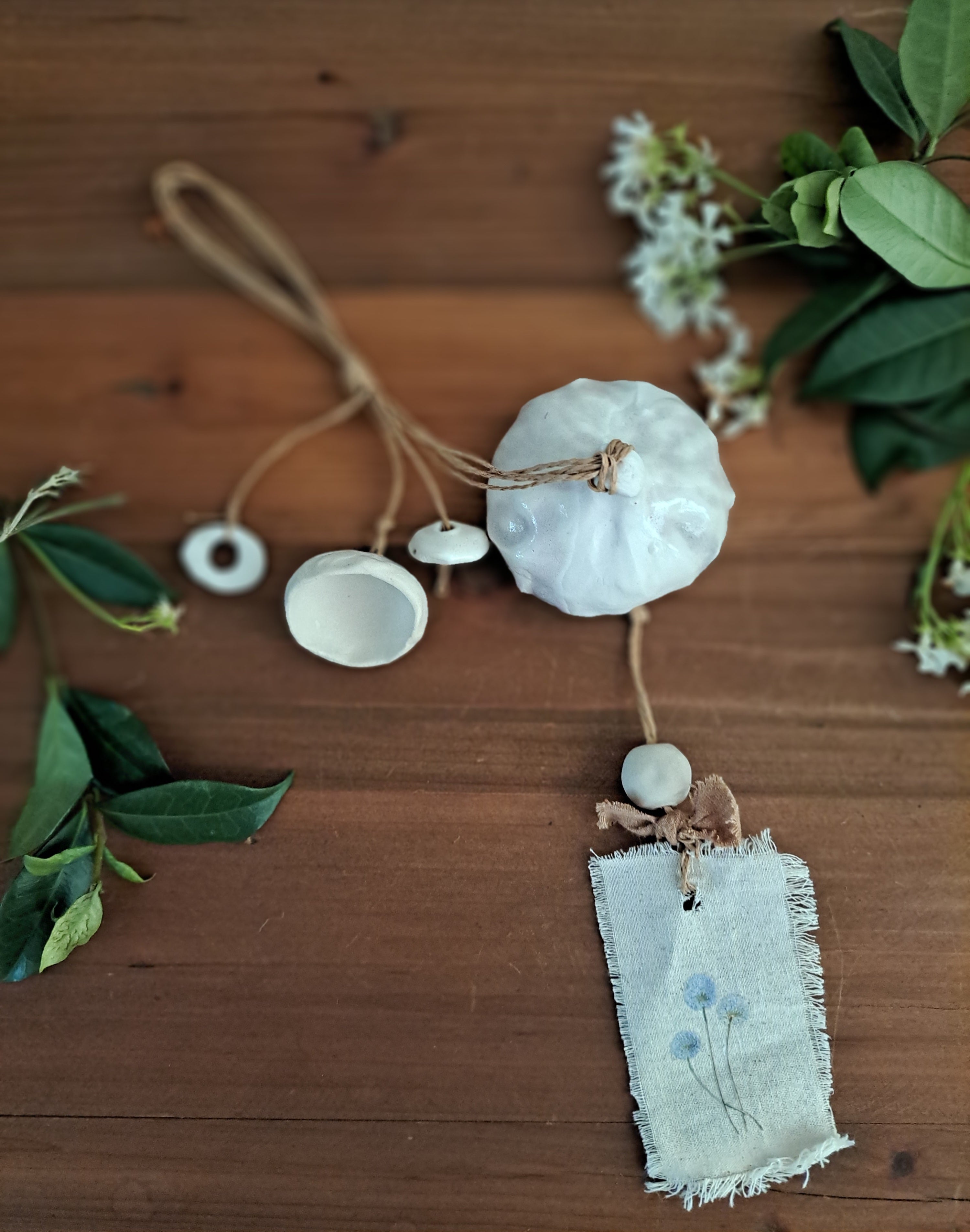 Contemporary Wall Art - Ceramic Bells, Chimes, Beads