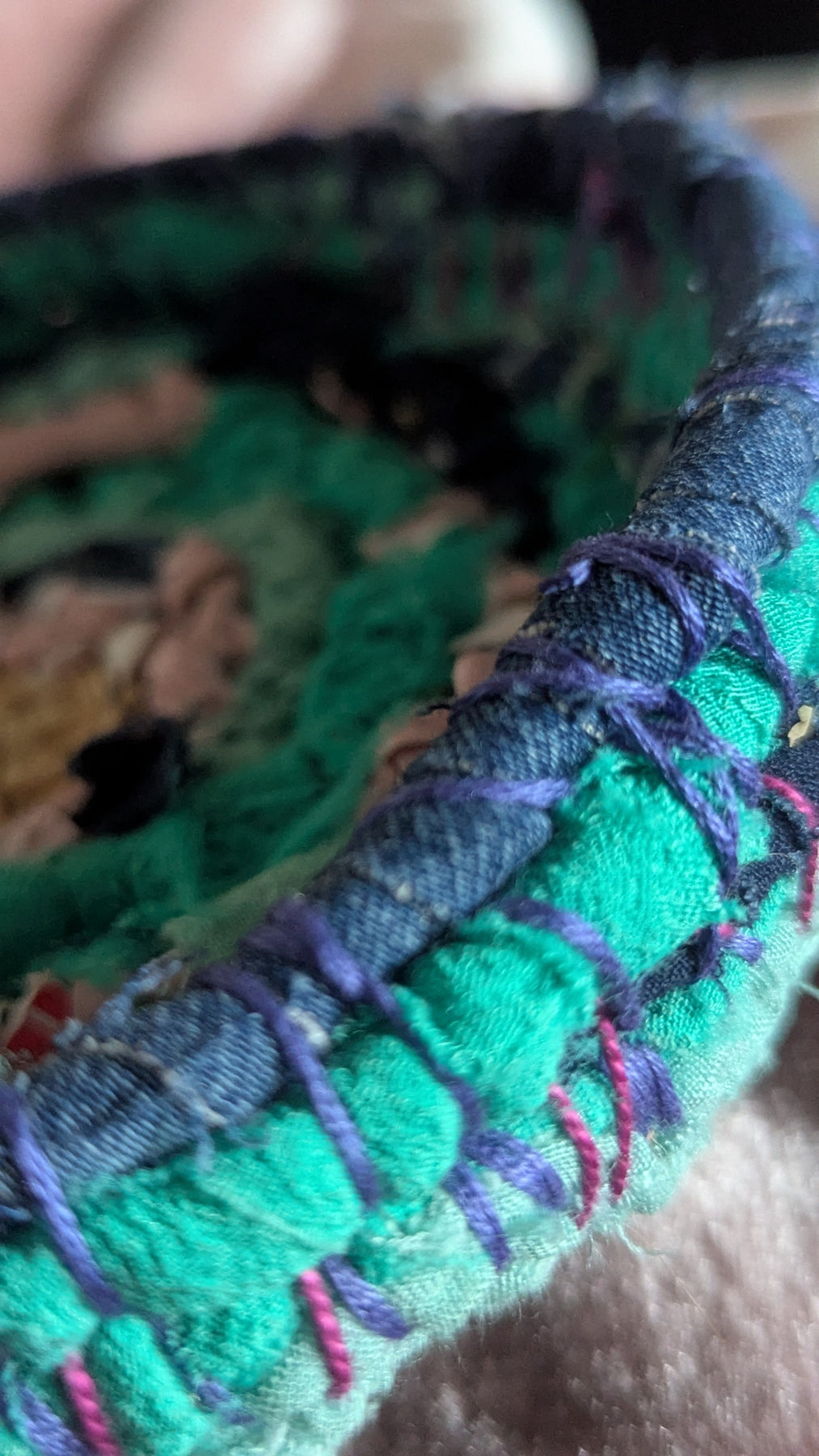 Colourful Upcycled Baskets - Textile & Mixed Materials