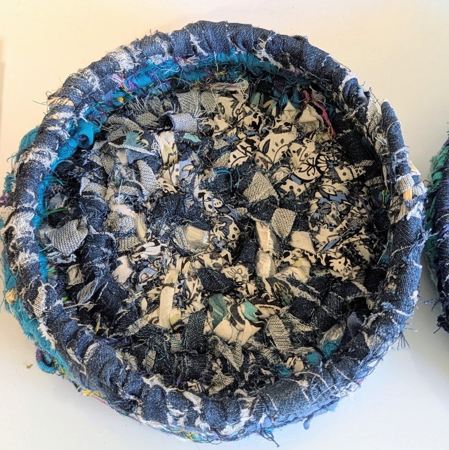 Colourful Upcycled Baskets - Textile & Mixed Materials