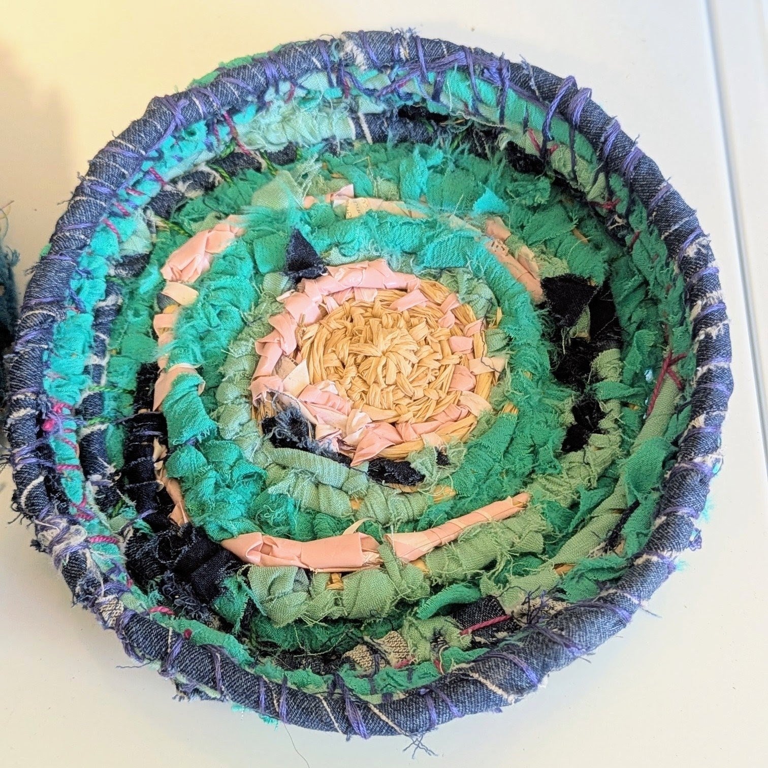 Colourful Upcycled Baskets - Textile & Mixed Materials