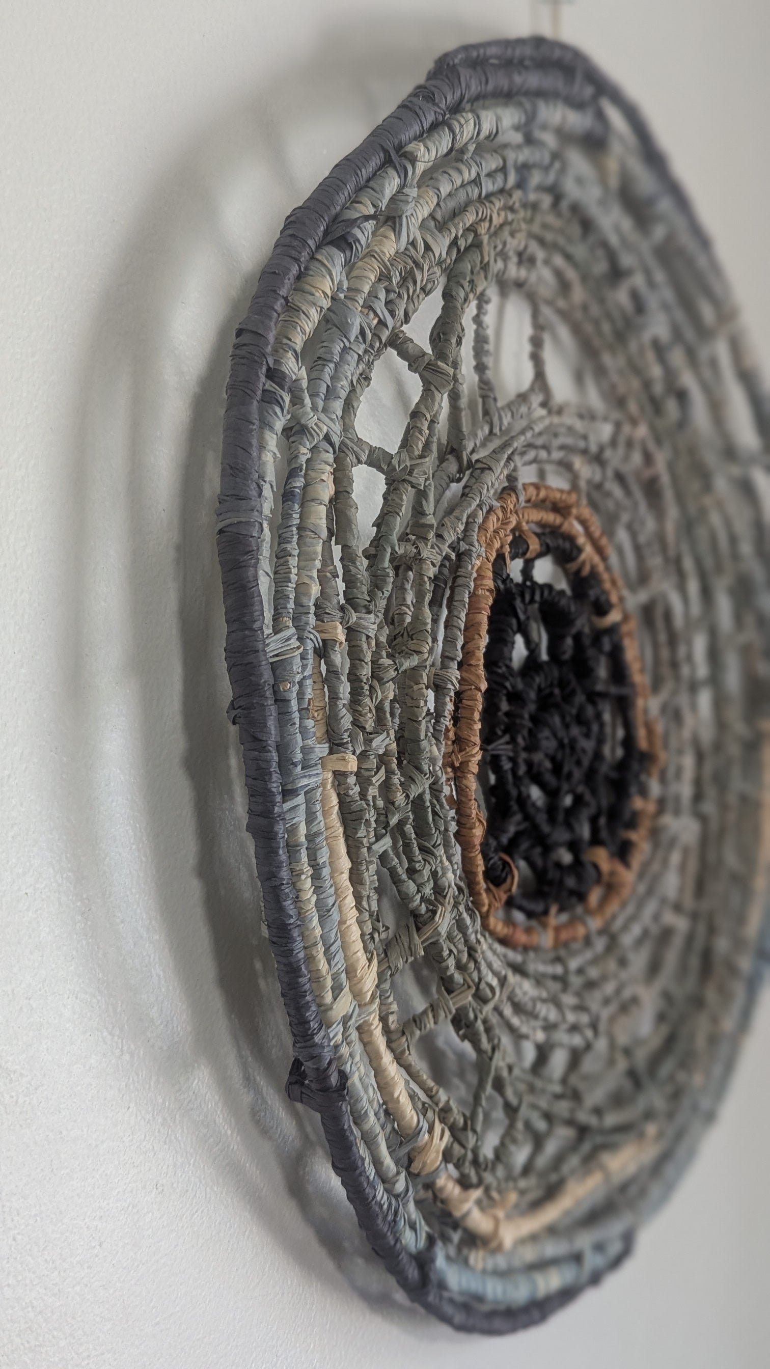 Fibre Art Sculptural Wall Piece