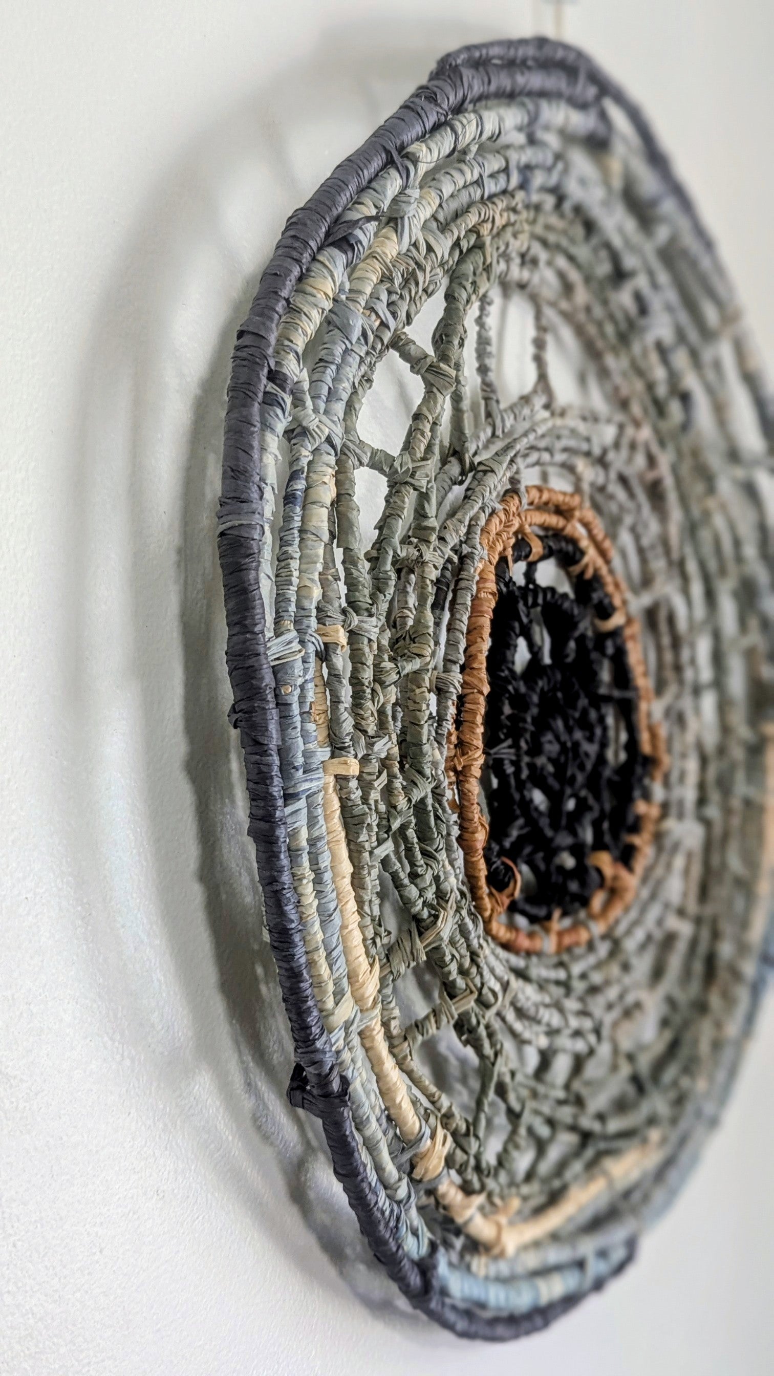 Fibre Art Sculptural Wall Piece