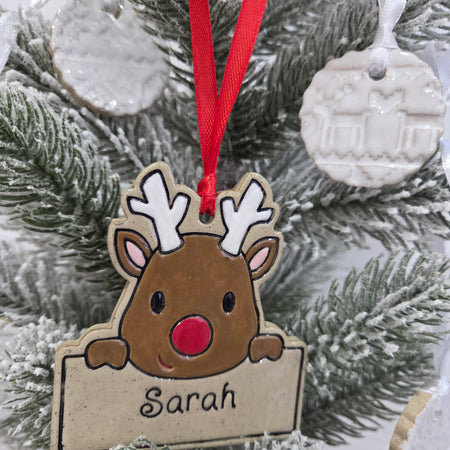 Personalised Ceramic Christmas Decoration