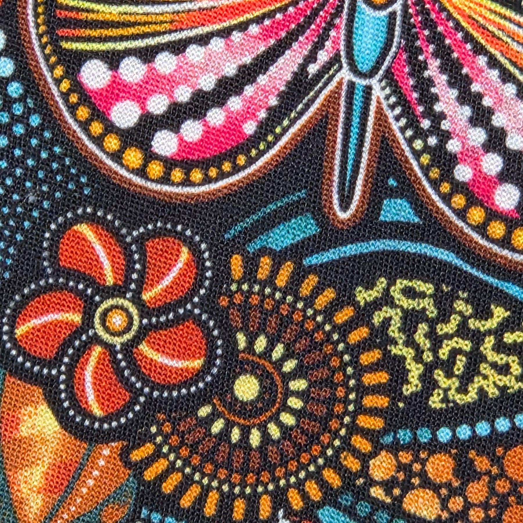 Sunglasses Pouch in Dot Print Butterfly Fabric