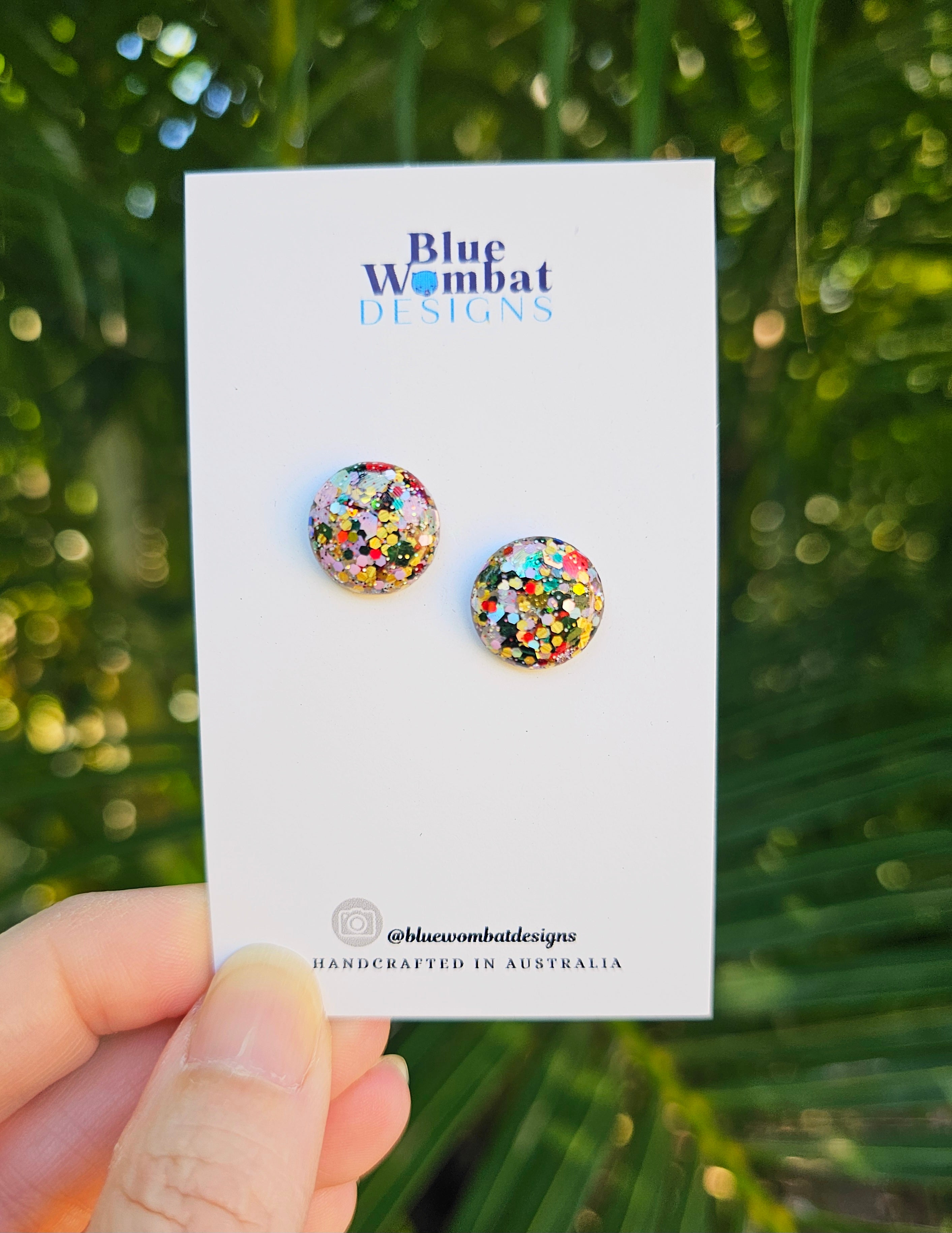 Christmas Resin Earrings Bon Bon Gift Box 4 Pack Set