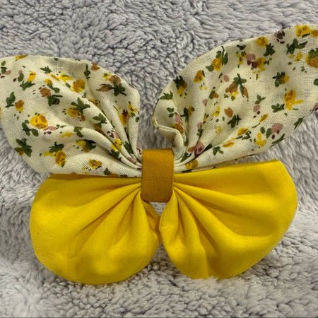 Fabric Butterfly Hair Elastic