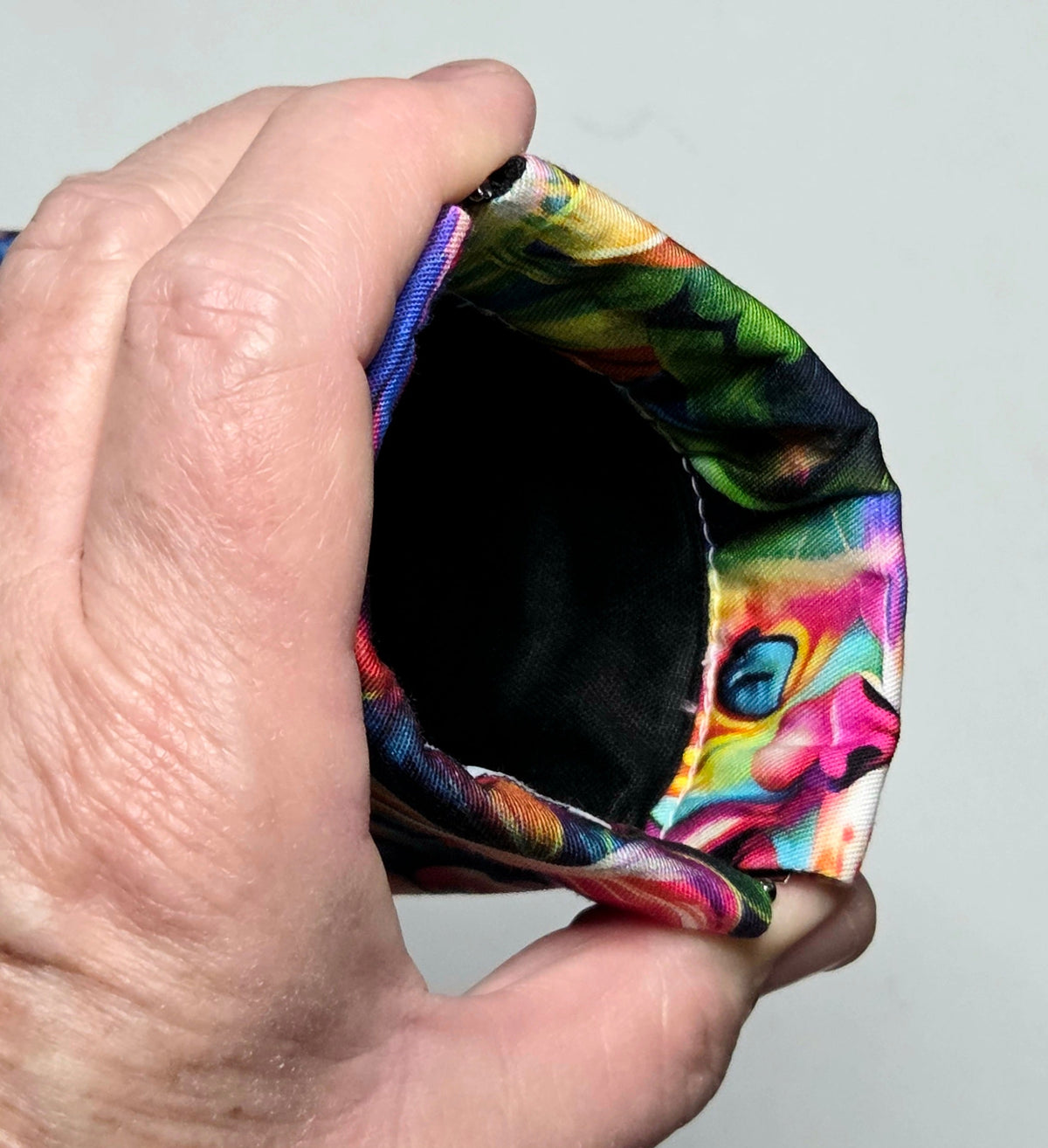 Sunglasses Pouch in Colourful Cat Fabric