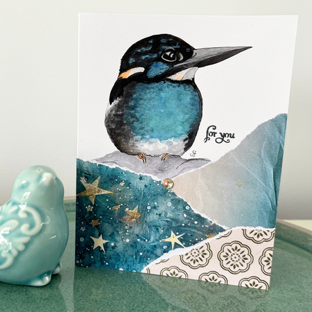 Javan blue-banded kingfisher