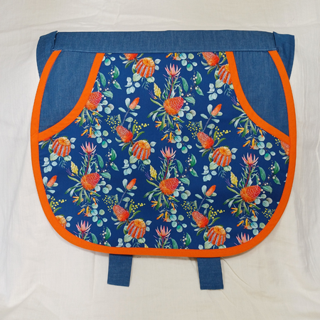 Peg or Utility Apron featuring Australian Banksia flowers