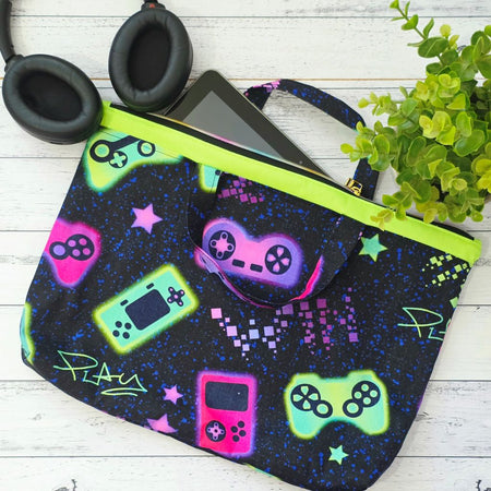 Video Games Book Bag / Library Bag