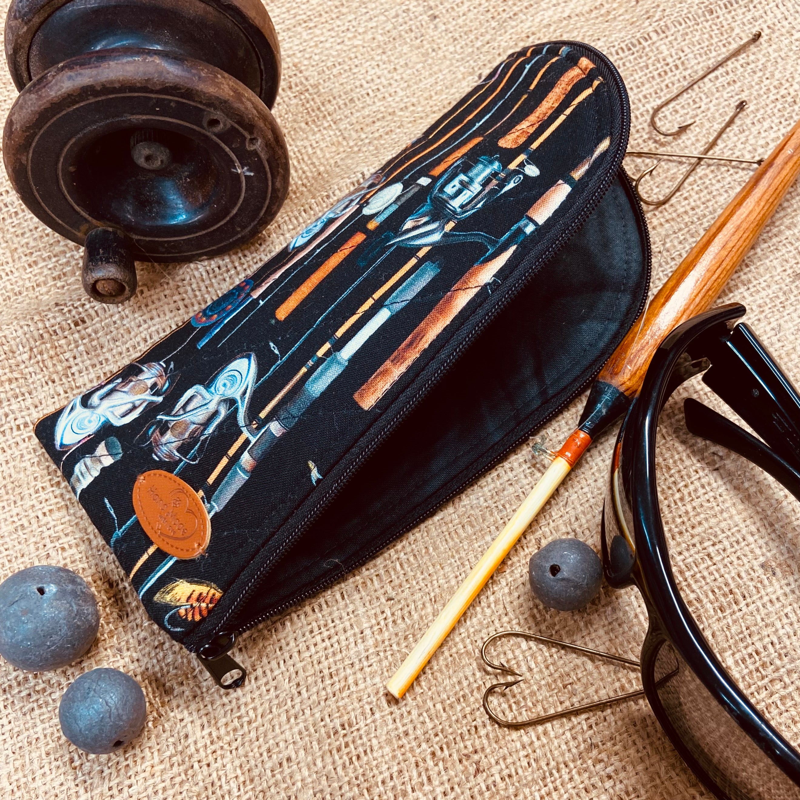 Glasses Case - Wine & Fishing Themed