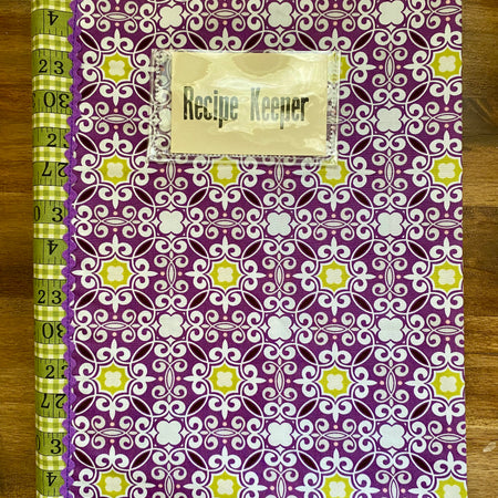 Recipe Keeper - A4 Display Folder - Purple/green