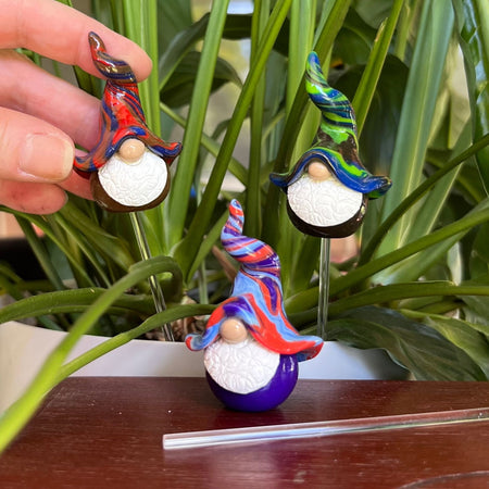 Whimsical Gnome Trio - Drip, Smudge & Splat